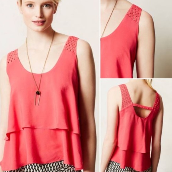 Anthropologie Tops - Anthro HD in Paris Tiered Swing Tank, Sz 0